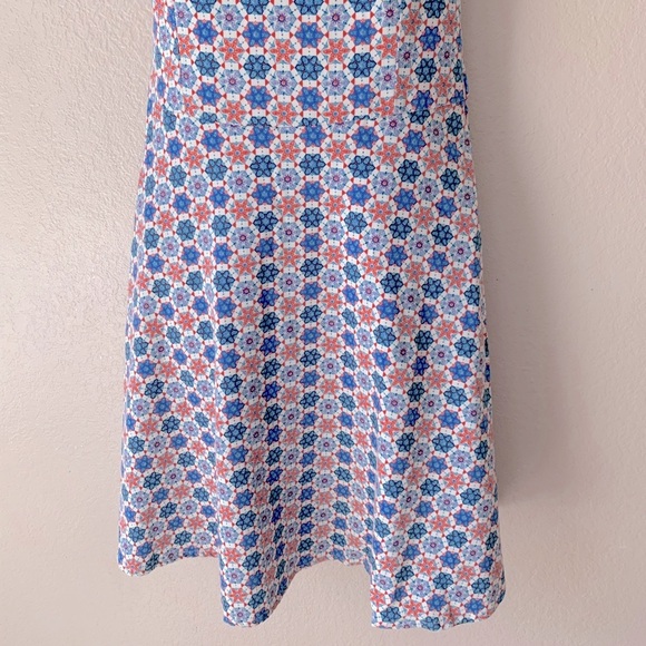 Anthropologie TULLE Stain Glass Americana Fit And Flare Midi Dress Size S - Picture 4 of 8